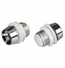 10PC Держатель 10мм (хром. пластик, с гайкой)  026710  Arlight