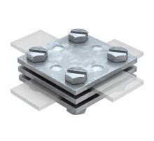 Соединитель полосы крестовой (256 DIN 30 FT)  5314615  OBO Bettermann