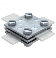 Соединитель полосы крестовой (256 DIN 30 FT)  5314615  OBO Bettermann