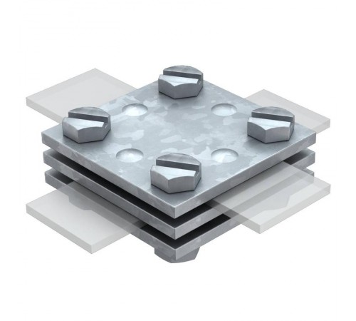 Соединитель полосы крестовой (256 DIN 30 FT)  5314615  OBO Bettermann