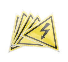 Наклейка знак электробезопасности "Опасность поражения электротоком" 160х160х160 мм  56-0006-5  REXANT