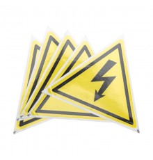 Наклейка знак электробезопасности "Опасность поражения электротоком" 160х160х160 мм  56-0006-5  REXANT