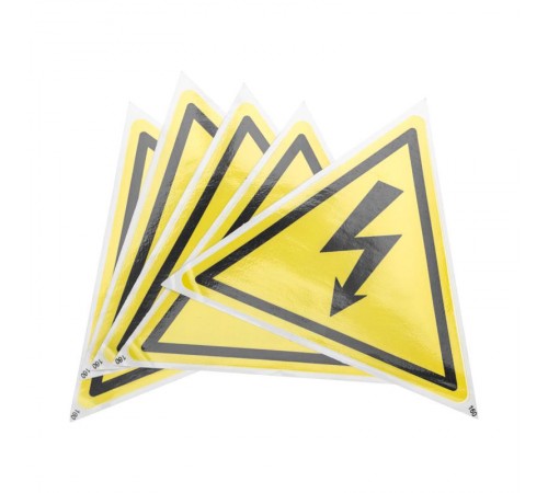 Наклейка знак электробезопасности "Опасность поражения электротоком" 160х160х160 мм  56-0006-5  REXANT