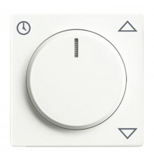 Плата центральная (накладка) для комфортного механизма жалюзи 6419 U, серия solo/future, белый бархат  6430-0-0363   2CKA006430A0363  ABB