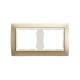 Simon 82 Рамка декоративная, 2 поста, S82, шампань-слоновая кость  82724-34  Simon