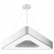 Светильник светодиодный Geometria Delta SPO-153-W-40K-030 30Вт 4000К 2100Лм IP40 600*600*80 белый подвесной ЛТ  Б0058872  ЭРА