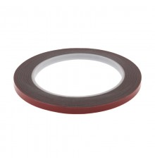 Двухсторонний скотч , серый, на HBA акриловой основе, 6 мм, ролик 5 м  09-6006  REXANT