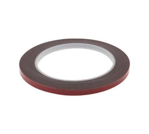 Двухсторонний скотч , серый, на HBA акриловой основе, 6 мм, ролик 5 м  09-6006  REXANT