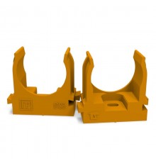 Крепеж-клипса для труб для монтажного пистолета оранжевая д25 (100шт/700шт уп/кор)  PR13.0153  Промрукав