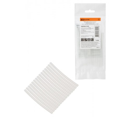 Набор трубок термоусаживаемых, клеевых ТТк(3:1) "Моноцвет, прозрачный 3,2/1,0 "  SQ0548-3103  TDM