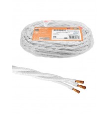 Ретро провод "Эко" 3х2,5 витой ГОСТ белый (10м)  SQ2801-0304  TDM