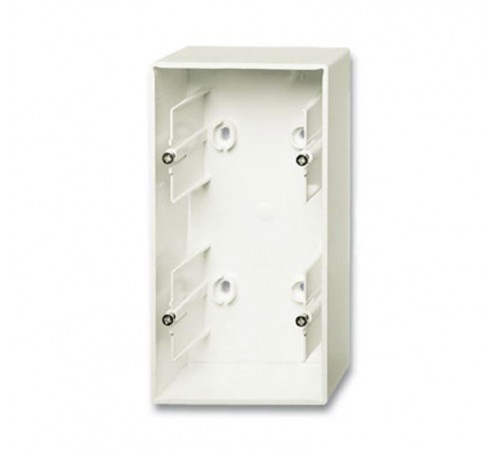 ABB Basic 55 Шале (белый) Коробка для открытого монтажа, 2-постовая  1799-0-0969   2CKA001799A0969  ABB