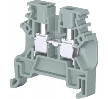 Клемма C2.5/6 винтовая, 2,5 мм?, серая, ширина 6мм  1SNL506011R0000  TE