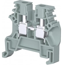 Клемма C2.5/6 винтовая, 2,5 мм?, серая, ширина 6мм  1SNL506011R0000  TE