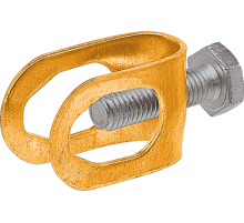 Зажим соединительный пруток - стержень, латунь90555Ezetek