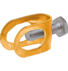 Зажим соединительный пруток - стержень, латунь90555Ezetek