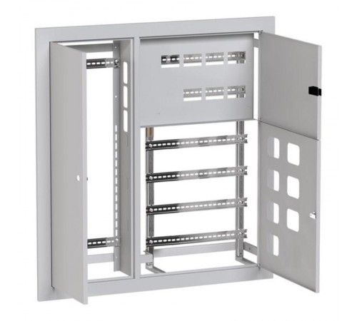 Щит этажный 7 кв. слаботочка слева (1000х950х160) Basic  mb28-v-7z  EKF