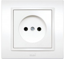 Розетка б/з бел. Zena EL-BI  500-010200-215  EL-BI