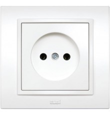 Розетка б/з бел. Zena EL-BI  500-010200-215  EL-BI