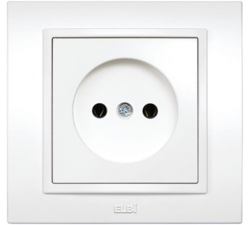 Розетка б/з бел. Zena EL-BI  500-010200-215  EL-BI