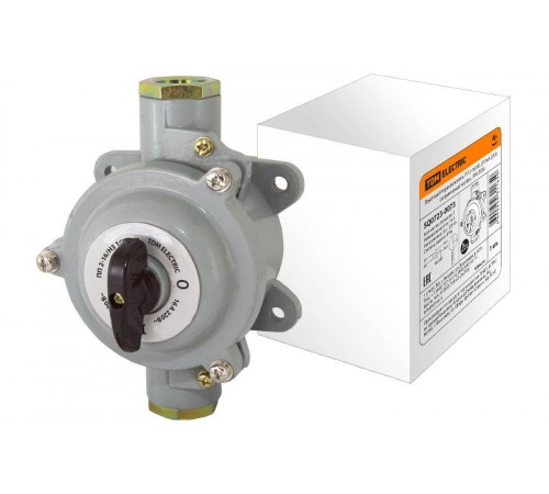 Пакетный переключатель ПП 2-16/Н2 2П 16А 220В, силуминовый корпус, IP56  SQ0723-0073  TDM