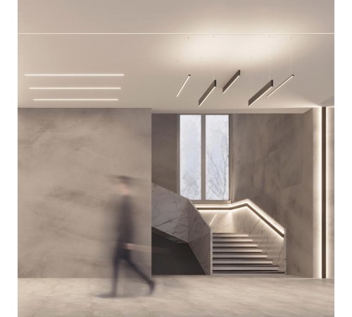 Профиль SL-LINE-3523-F-2500 BLACK (Arlight, Алюминий)  033738  Arlight