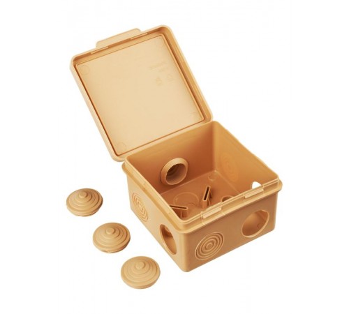 Коробка расп. КМ 80х80х50мм о/к IP54 7 вв. сосна  UKO31-080-080-050-K34-54  IEK