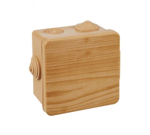 Коробка расп. КМ 80х80х50мм о/к IP54 7 вв. сосна  UKO31-080-080-050-K34-54  IEK