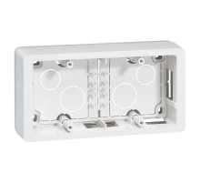 Celiane Белый Коробка для накладного монтажа 2-ая  080242  Legrand