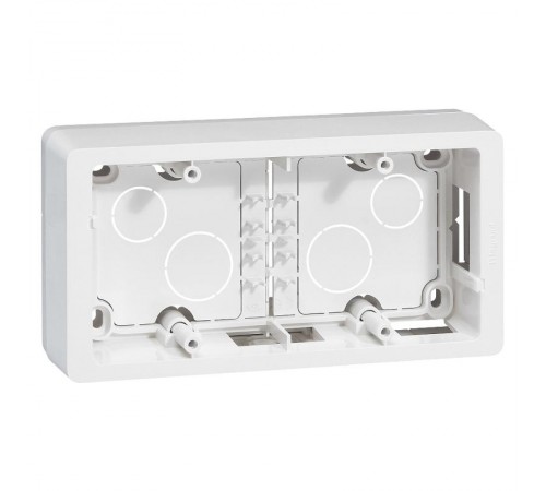 Celiane Белый Коробка для накладного монтажа 2-ая  080242  Legrand