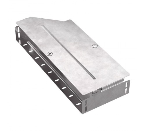 Переходник правый с крышкой Стандарт 500х400х80   PR16.0728  Промрукав