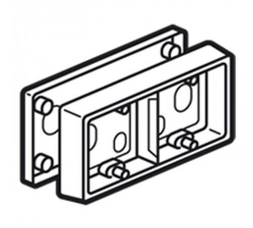 Суппорт BATIBOX 1/2п.1 модуль  080250  Legrand