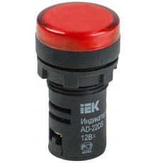 Лампа AD22DS(LED)матрица d22мм красный 12В AC/DC    BLS10-ADDS-012-K04  IEK