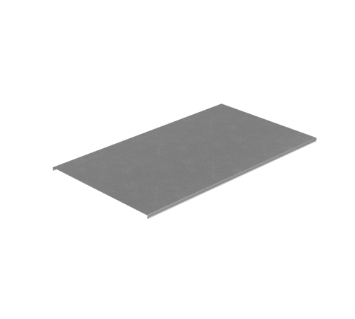 Крышка лотка 600х1,5 L3000 мм "ПЛЮС" HD85  KLplus600-1.5-3000 HD85  КМ - профиль