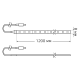 Лента светодиодная с датчиком движения 5W 12V DC 4100К 1.2m sensor  311011205  Gauss