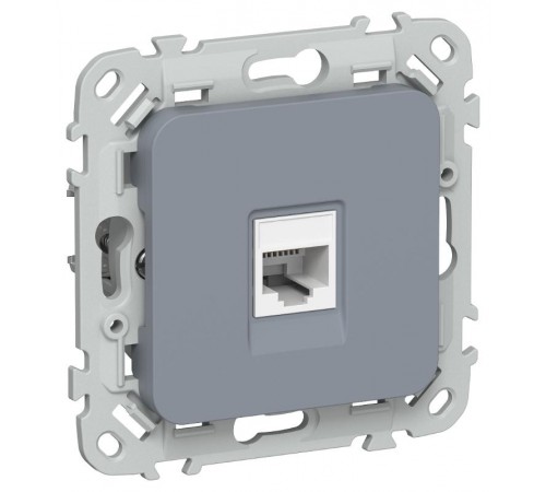 FLITE Розетка компьютерная RJ45 кат.5Е UTP РК5е-1-0-ФлМ маренго  FI-K12-1-K35  IEK