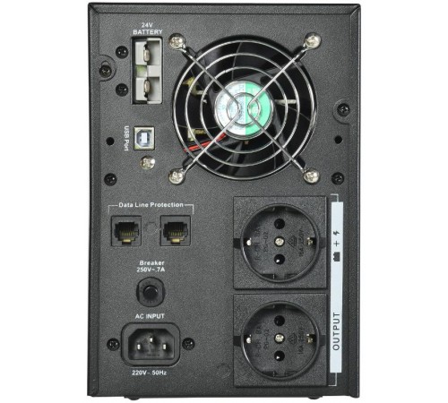 ITK ELECTRA LT ИБП 1кВА/0,8кВт без АКБ USB Schuko  ELT-1000VA-1-L-S  ITK