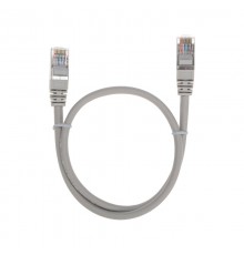 Патч-корд F/UTP, CAT 5e, RJ45-RJ45, 26AWG, LSZH, серый, 0,5м REXANT  02-0110-05  REXANT