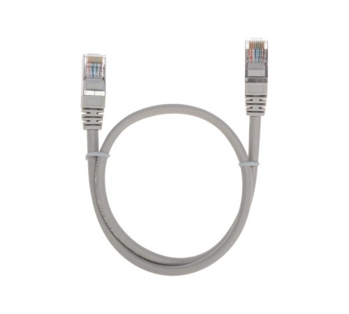 Патч-корд F/UTP, CAT 5e, RJ45-RJ45, 26AWG, LSZH, серый, 0,5м REXANT  02-0110-05  REXANT