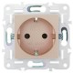 SKANDY Розетка с з/к/ш 16А б/к SK-R06Sa песочный  SK-R14-16-1-K98  IEK