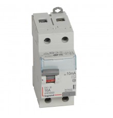 Выключатель дифференциальный (УЗО) DX3-ID 2п 16А 10мА тип AC  411500  Legrand