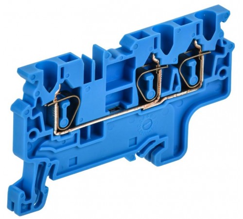ARMAFIX Клемма пруж. CX2.5-3 BU 2,5мм2 3-конт. синяя  AF-CT40-00-3-K07-002  IEK