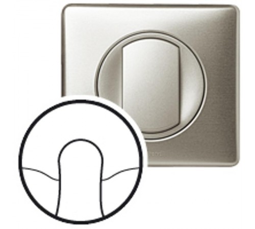 Celiane Титан Накладка вывода кабеля  068441  Legrand