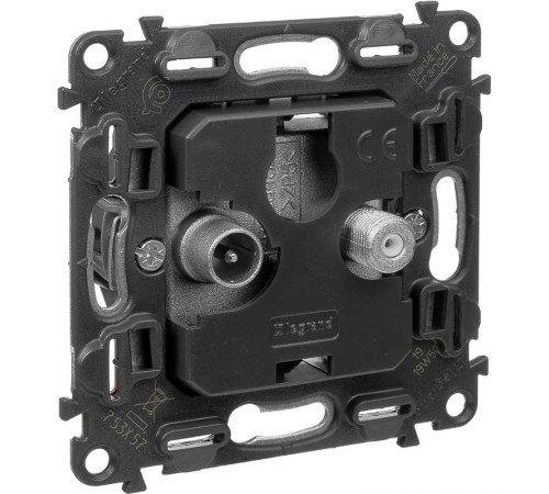 Valena Мех IN'MATIC Розетка TV-SAT "звезда" (5-862МГц/950-2400 МГц)  753057  Legrand