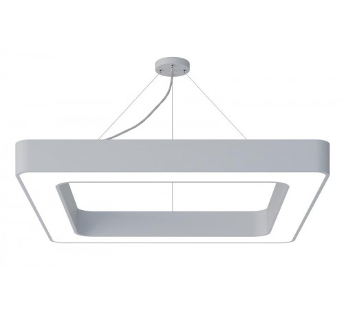 Светильник светодиодный Geometria Quadro SPO-162-W-40K-070 70Вт 4000К 4200Лм IP40 800*800*80 белый подвесной  Б0050584  ЭРА