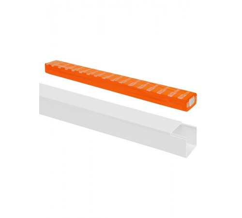 Кабель-канал 40х40 (2 м = 1 шт) белый  SQ0402-1009  TDM