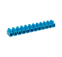 Клеммная винтовая колодка KВ-10 4-10, ток 10 A, полиэтилен синий (10 шт./уп.)  07-5010-4  REXANT