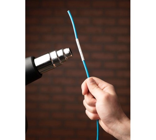 Термоусаживаемая трубка ТУТ нг 8/4 белая EKF PROxima  tut-8-w  EKF