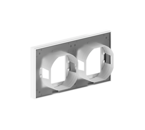 2 - местная рамка, IP44, белая, пластик Эпика EKF  UP1-FPW-02-44  EKF