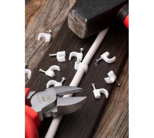 Скоба крепежная круглая (6мм.) (50шт.) EKF PROxima  plcn-sr-6  EKF